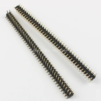 

100 Pcs Per Lot 2mm 2.0mm Pitch 2x40 Pin Male Double Row SMT Pin Header Strip