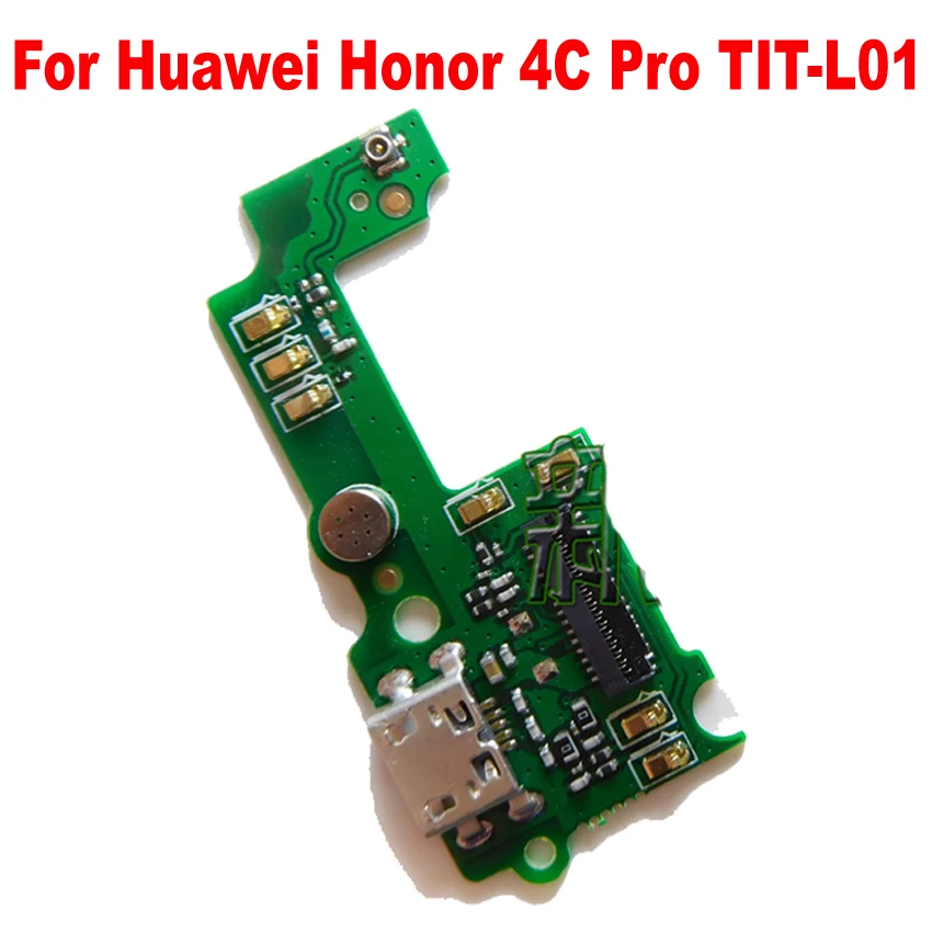 Замена для huawei honor 4c pro 4cpro TIT-L01 USB зарядное устройство зарядный порт док-разъем гибкий кабель модуль для платы микрофон