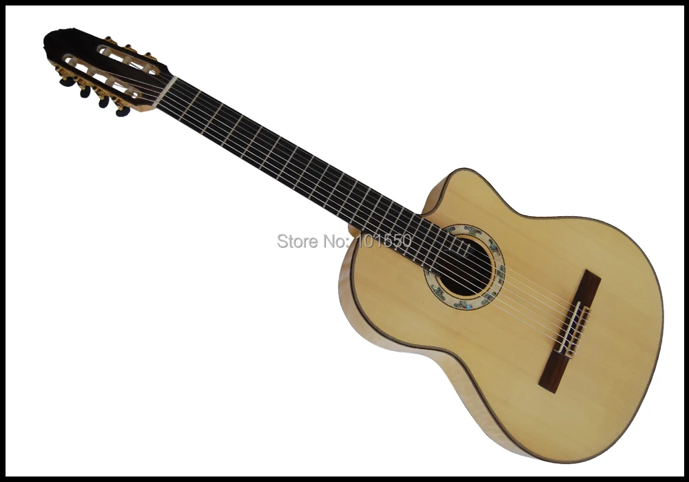 Wholesale Fully handmade solid wood classical guitarin Guitar from