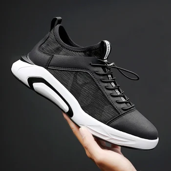 

Men Sneakers Men Casual Shoes Slip on Men Leather Shoes Male Soft Footwear Tenis Masculino Erkek Ayakkabi Plus Size 11 Hot Sale