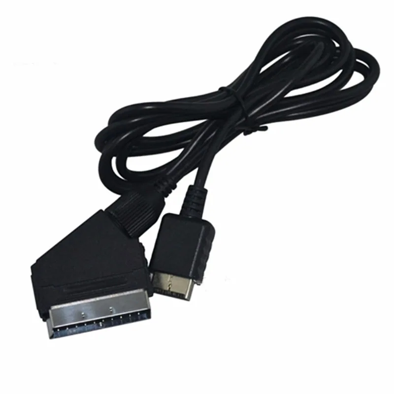 1.8m For Sony Playstation PS1 PS2 PS3 RGB SCART Cable TV AV Lead Replacement Connection Cable For PAL/NTSC Consoles 1.8m For Sony Playstation PS1 PS2 PS3 RGB SCART Cable TV AV Lead Replacement Connection Cable For PAL/NTSC Consoles
