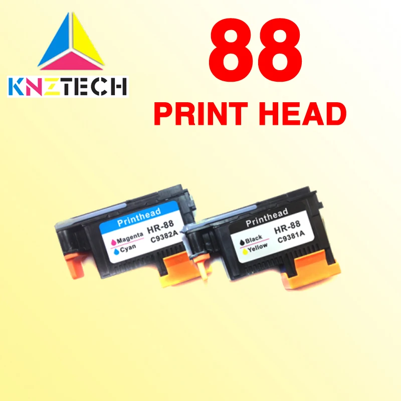 KNZTECH головка C9381A C9382A печатающей головки совместимы для hp 88 K550 K5400 K8600 L7000 L7480 L7550 L7580