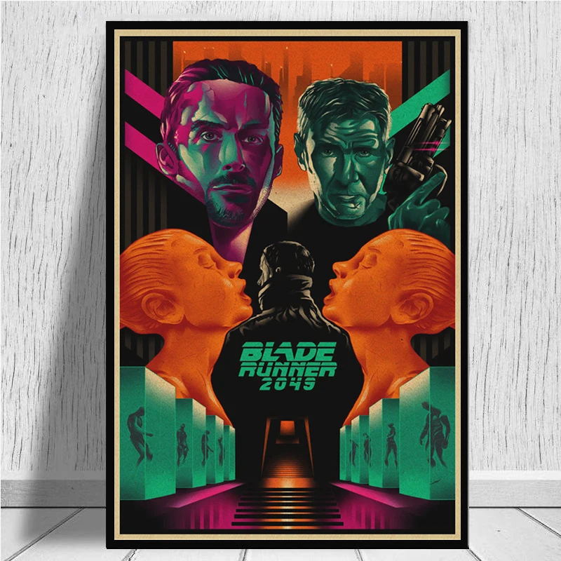 Лезвие Runner 2049 американский фильм ретро плакаты из крафт бумаги Печатные