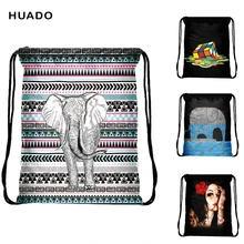 Рюкзак для путешествий на шнуровке спортивный домашний водонепроницаемый полиэстеровый мешок с кулиской для походов путешествия фитнеса