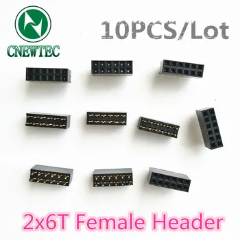 

10PCS/Lot 2x6T 2*6T 2x6PIN 2*6PIN Female Header Double row