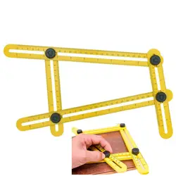 Новый Multi function Angle-Izer Ultimate плитка четырехсторонняя линейка напольное покрытие рабочий шаблон измерительный инструмент #239491