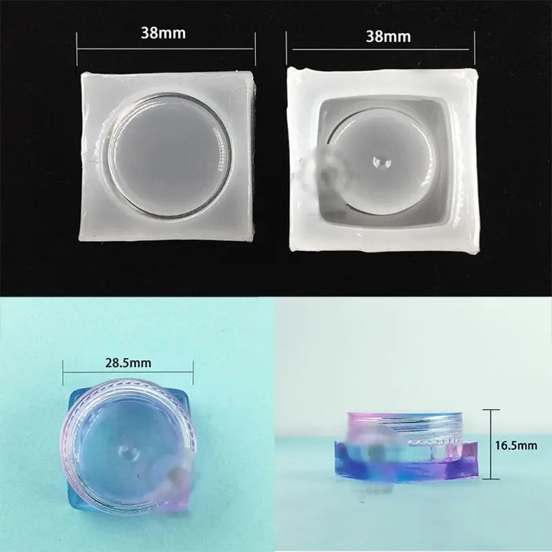 Круглый Силиконовый ящик для хранения «сделай сам»