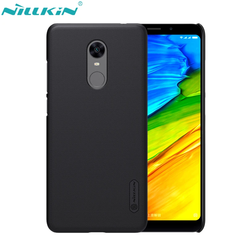 

NILLKIN Mobile Phone Cases For Xiaomi Redmi 5 Plus Case Redmi5 Cover Hard PC Protective Shell Back Cover & HD Screen Protector