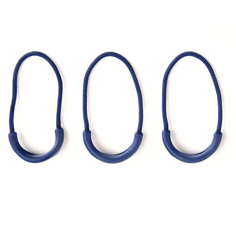 Anti-theft Zipper Outdoor Zipper Tail Rope Longer backpack pull Rope Blue Travel Kit Clothes Accessories 6Pcs/Lot