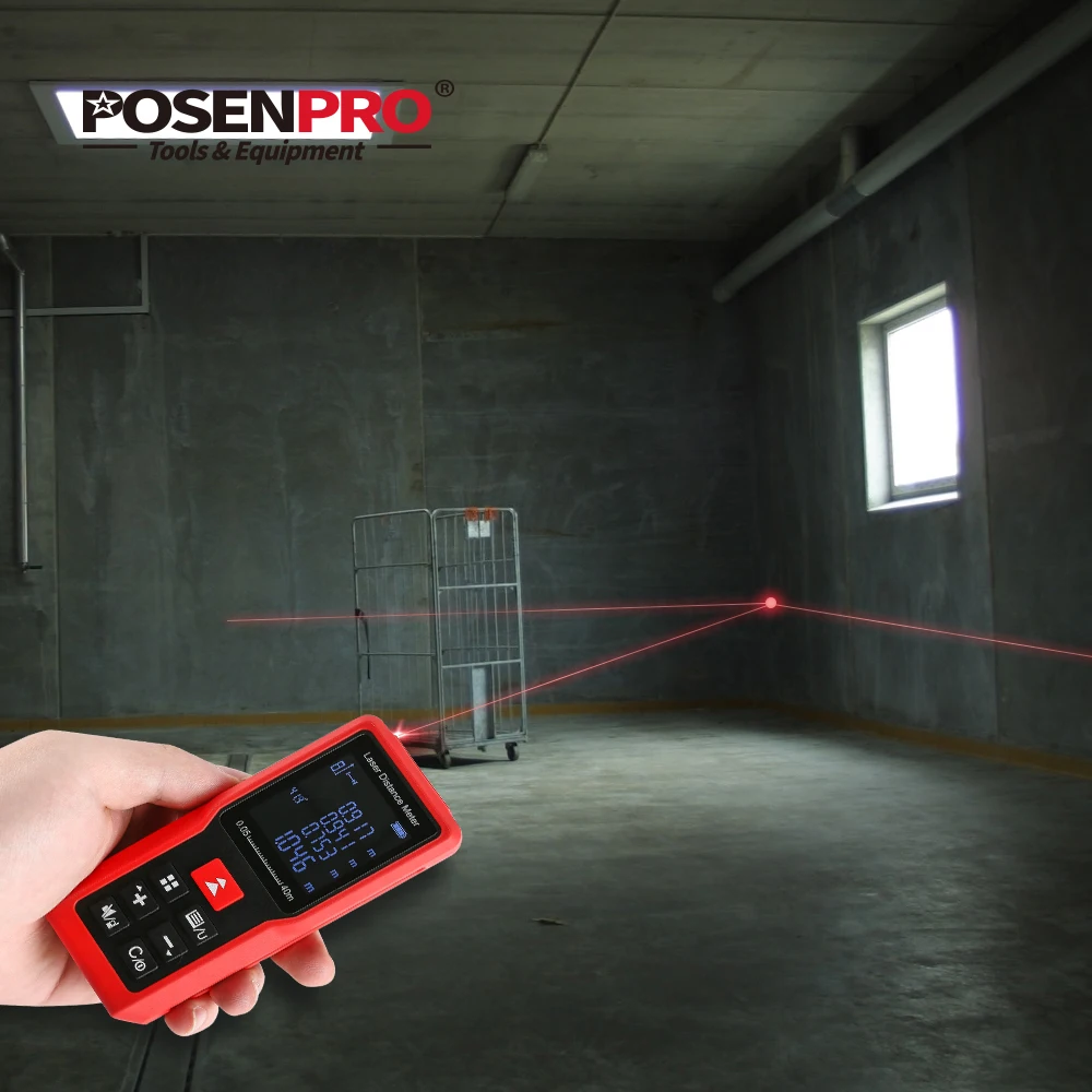 Лазерный дальномер POSENPRO 40m 60m 100m портативный дальномер|Лазерные дальномеры| |