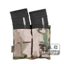 Emerson Тактический Быстрый ничья MOLLE/PALS EmersonGear высокоскоростной двойной открытый Топ 5,56 винтовка журнал маг сумка кобура