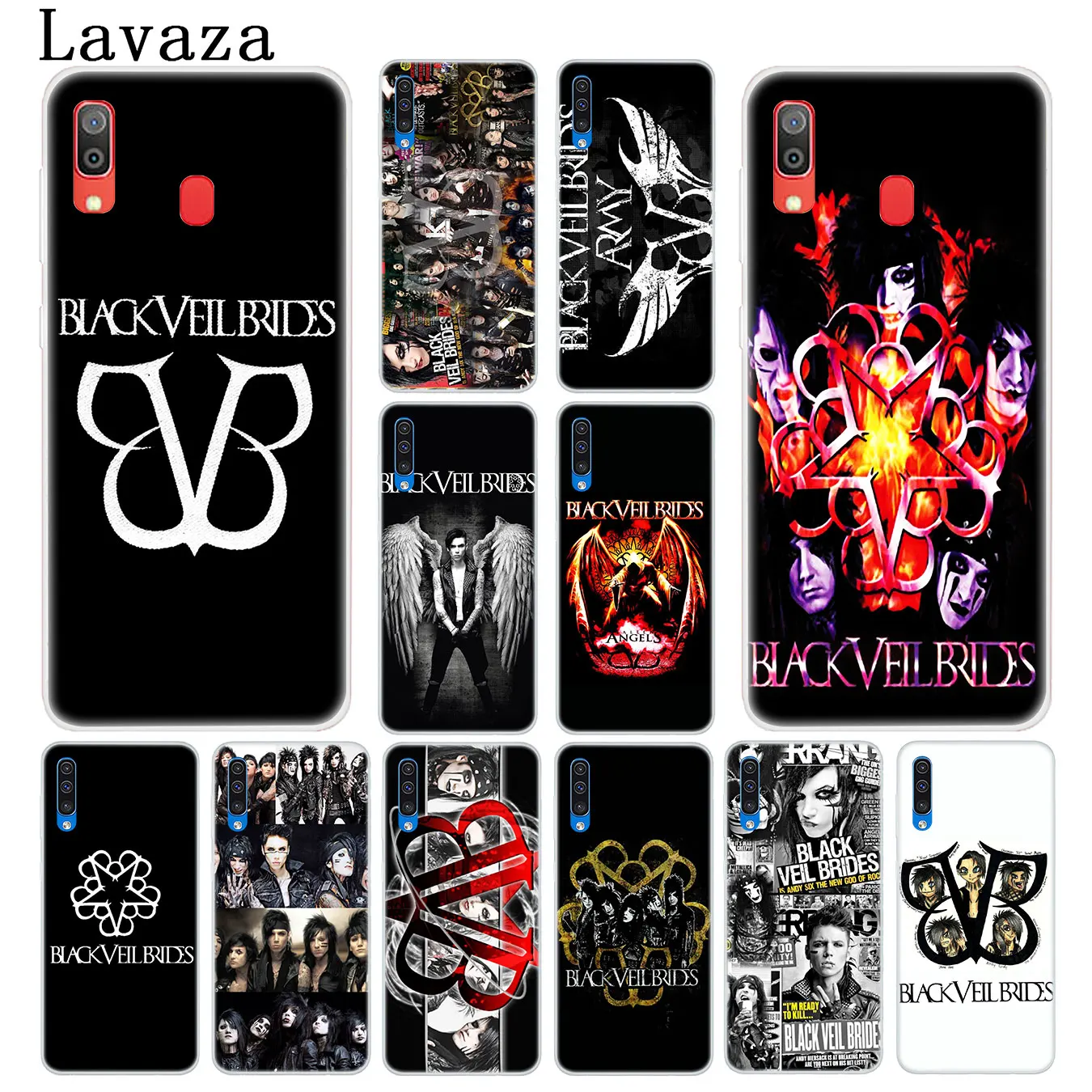 Твердый чехол для телефона Lavaza BVB с черной вуалью Samsung Galaxy A10 A20 A30 A40 A50 A60 A70 M40 M30 M20 M10