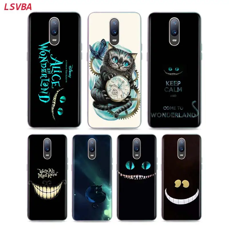 

LSVAB Silicone Case Alice in wonderland Cat for OPPO Reno Z 10X Zoom F11 F9 F7 F5 A7 R9S R17 Realme 2 C2 3 Pro Phone Shell