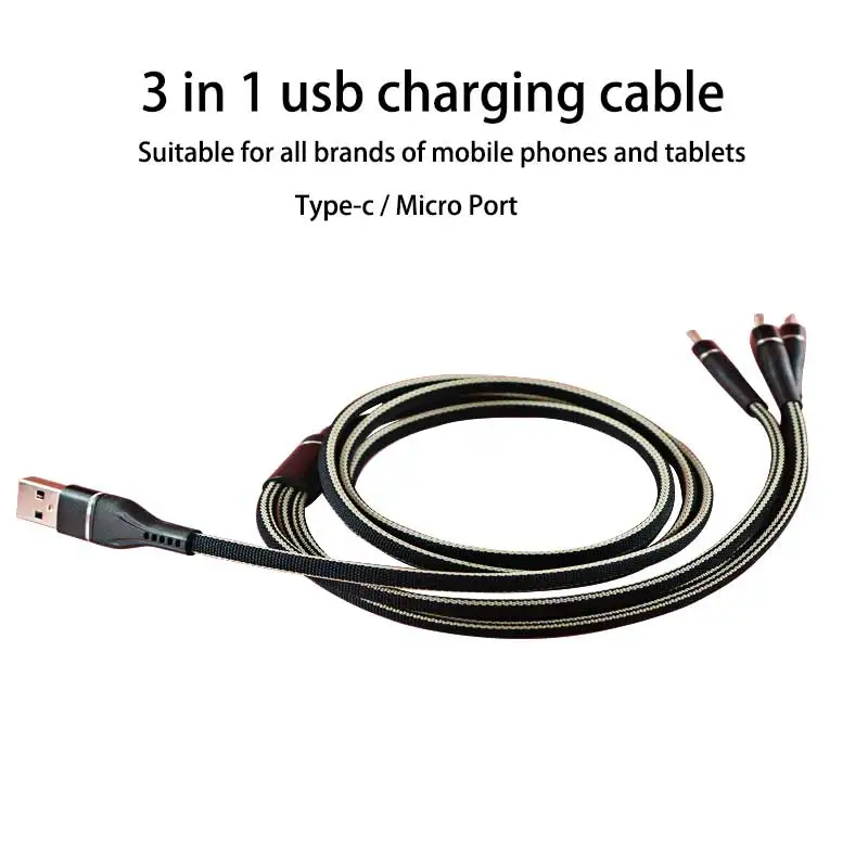 Многофункциональный кабель для быстрой зарядки для samsung, джинсовый зарядный кабель для huawei xiaomi type-c micro usb, быстрозарядный кабель для sony lg