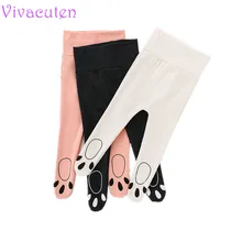 Штаны для маленькой девочки весна осень милый кот печати для новорожденных брюки младенческой детские штаны из хлопка для малышей леггинсы для девочек 0-24 m