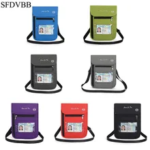SFDVBB Fashion Travel Pouch RFID Blocking Purse Neck Wallet Cards Money Passport Holder SFDVBB Fashion Travel Pouch RFID Blocking Purse Neck Wallet Cards Money Passport Holder