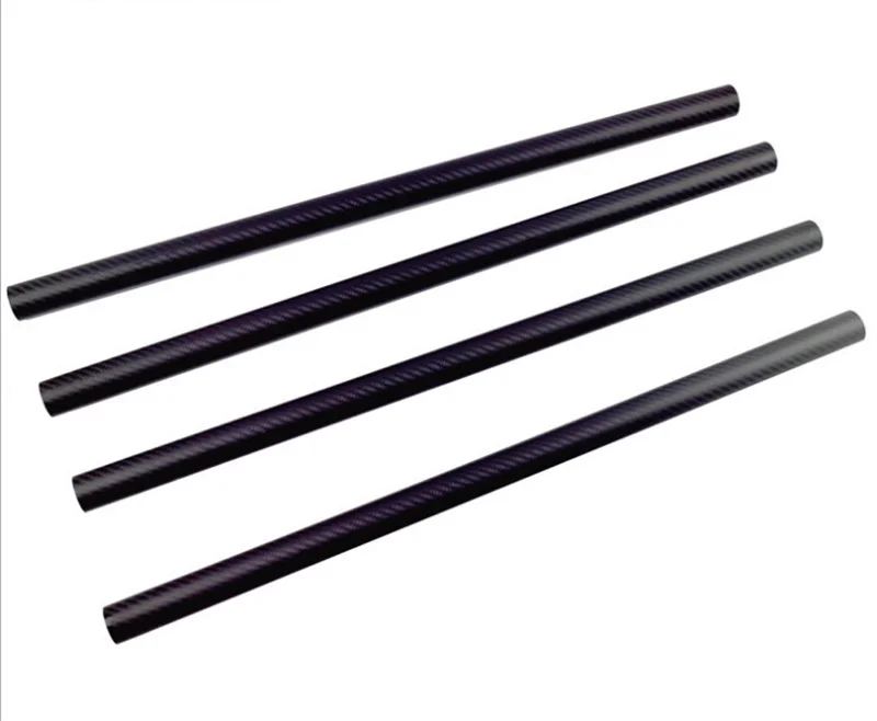 Andralyn 2pcs OD 16mm x ID 14mm x 500mm 323mm 16x14x500mm 300mm Carbon Fiber Tube Matte for FPV Multicopter Quadcopter Arms (8)