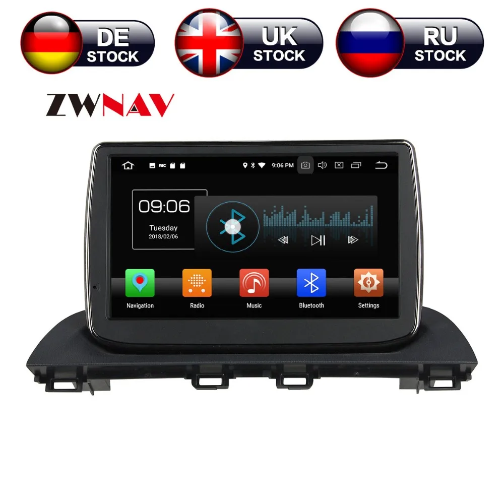 

9 inch Android 8.0 Car CD DVD Player GPS navigation For Mazda 3 Axela 2014+ head unit multimedia player tape recorder