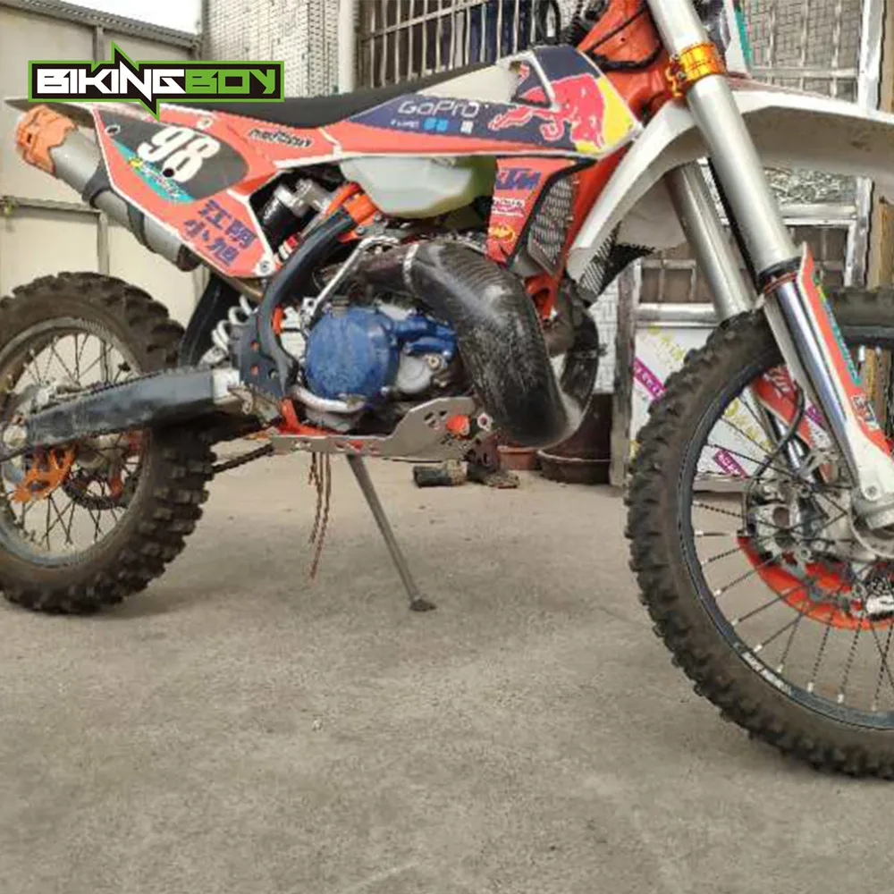 Противоскользящая пластина BIKINGBOY Enduro для KTM XC EXC 250 300 17 18 HUSQVARNA TE 250 300 Dirt Pit Bike Guard Cover протектор 1 шт