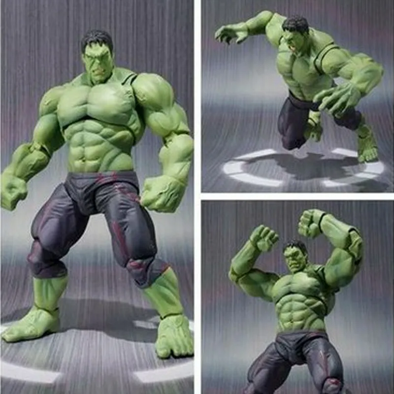 

NEW hot 20cm avengers Super hero hulk movable action figure toys Christmas gift doll with box