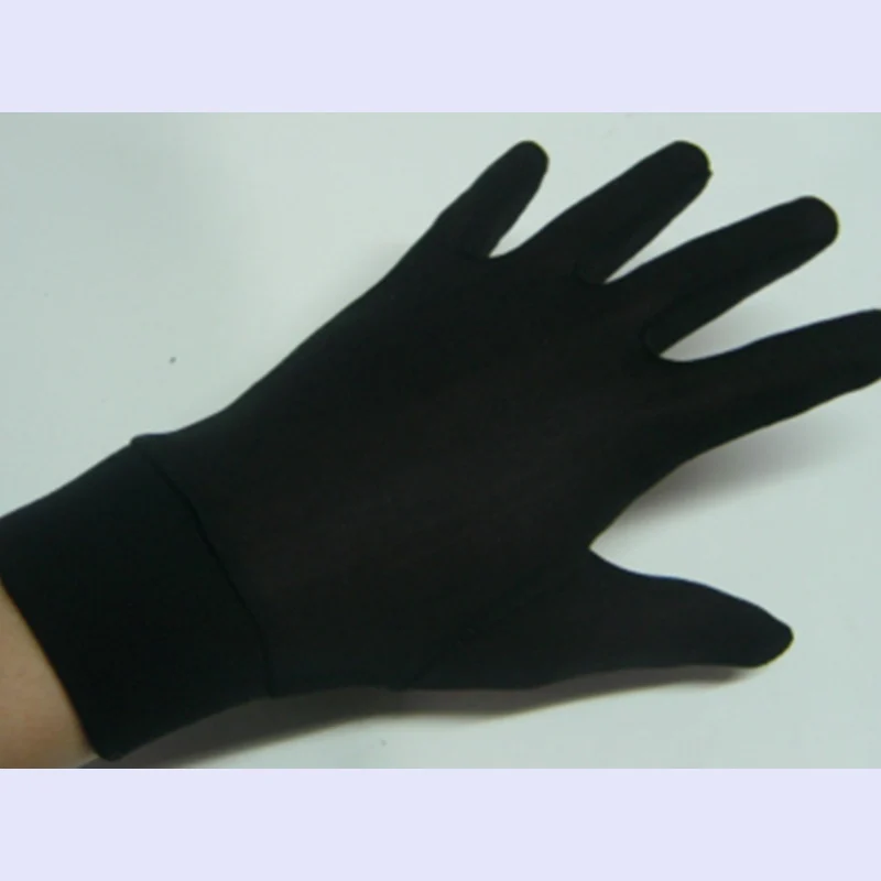 Thin Pure Silk Black Liner Inner Gloves Thermals Ski BikeMotorcycle Soft Sport 