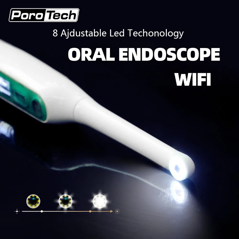 IM401 Wireless Wifi Oral Dental Endoscope 8 adjustable led lights
