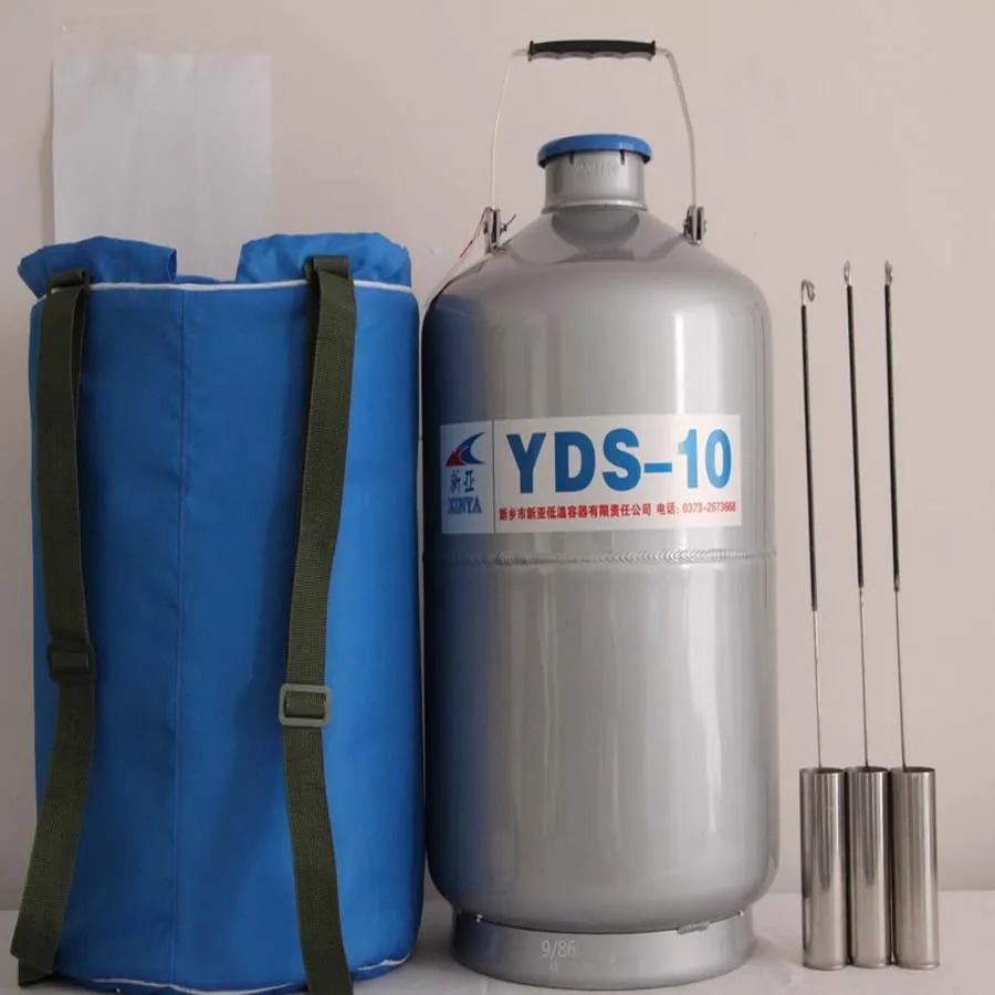 Высокое качество 10л контейнер для жидкого азота криогенный резервуар, Дьюар контейнер для жидкого азота бак для жидкого азота YDS-10/YDS-10B