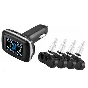 

Vanlga TP620 Wireless Smart Car TPMS 12V Digital Tire Pressure Monitoring System Tire Pressure Alarm External & Internal Sensor