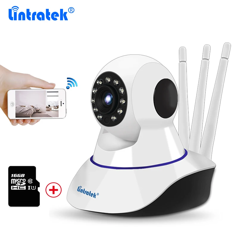 

2MP Wireless Security HD 1080P IP Camera Baby Monitor P2P Pan Tilt Two-Way Audio Night Vision Motion Detection with 16GB TF Card