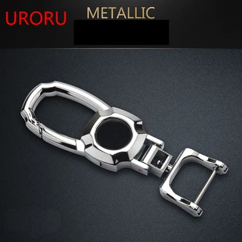 

URORU High quality Zinc Alloy Key Rings Keychain Car Emblem Key Chain For NISSAN Buick Audi VW Peugeot Benz Hyundai Honda Volvo