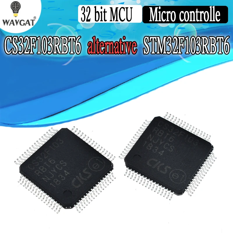CS32F103RBT6 идеально подходит вместо STM32F103RBT6 LQFP64 STM32F103 QFP64 QFP производительная линия ARM 32 битный
