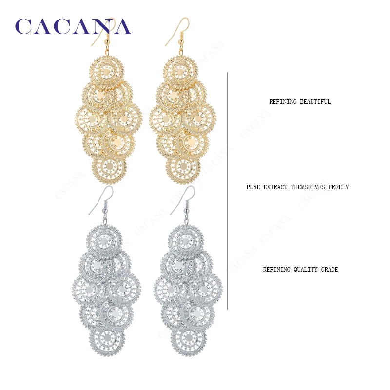 CACANA Dangle Long Earrings For Women Hot Wheels Fashion Bijouterie Hot Sale No.A784 A785