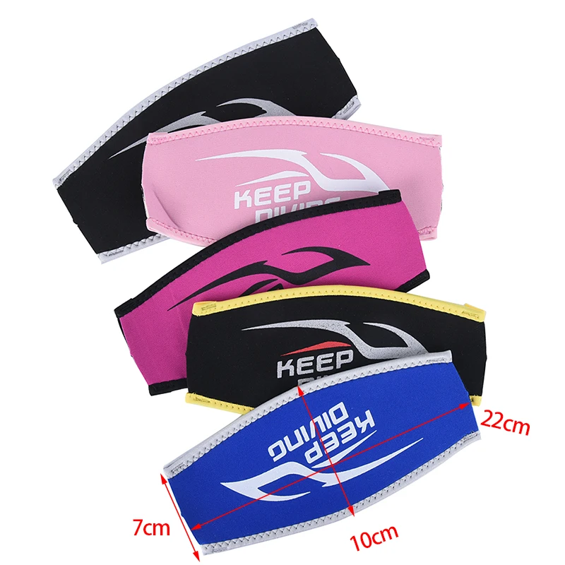 Neoprene 5Colors Diving Mask Head Strap Cover Mask Padded For Added Comfort Equipment Tool Protect Long Hair Band Strap-Wrapper