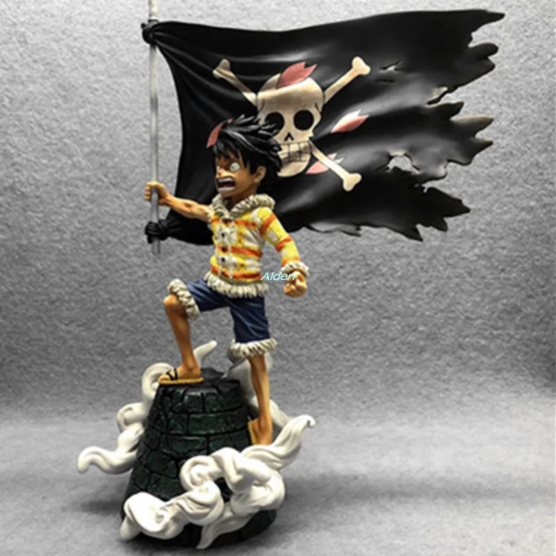 13 "Цельная соломенная шляпа пираты статуя Обезьяна D. луффи Бюст Полная длина портрет анимационная фигурка GK модель игрушечная коробка 32 см
