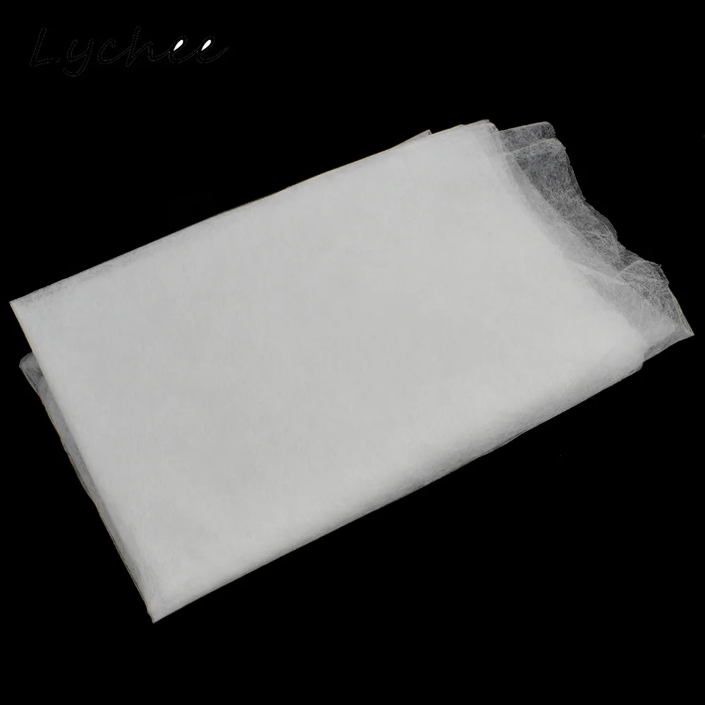 Двухсторонняя клейкая ткань Lychee 1 1*1 м с помощью утюга сделай сам прокладочная