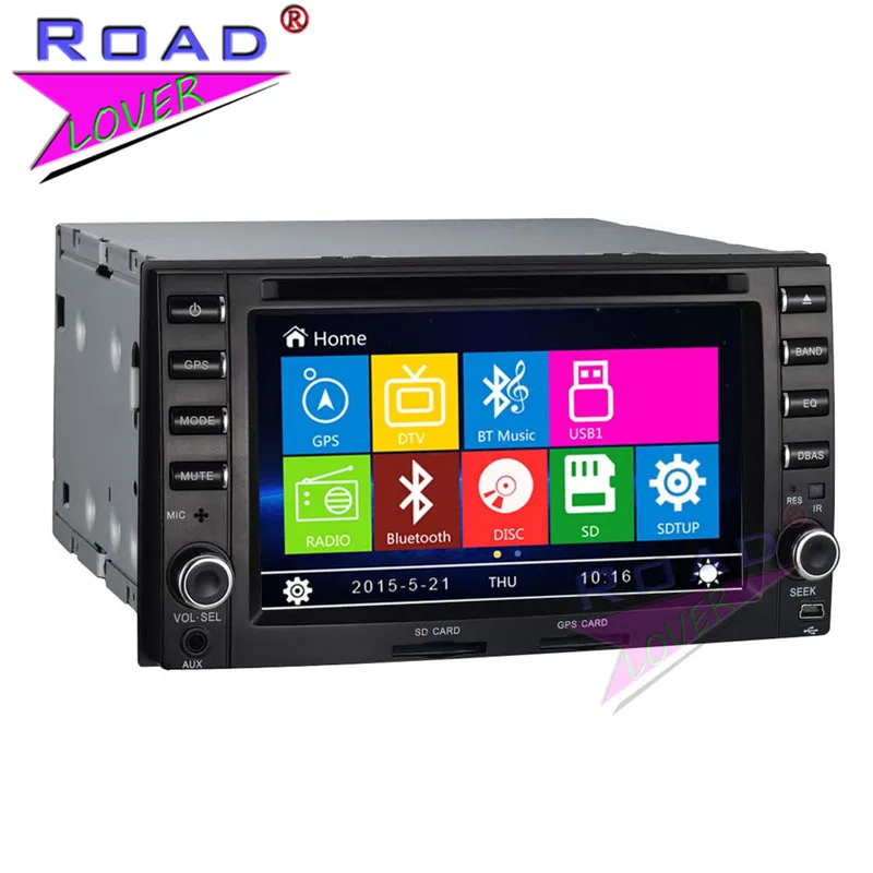 Автомобильный DVD-плеер TOPNAVI Wince 6 0 автомагнитола с GPS-навигацией Bluetooth SD/USB/FM MP3 |