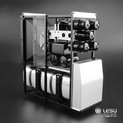 

LESU Metal Heavy Equipment Rack Shelf 1/14 Tamiya Bz RC Model Tractor Truck