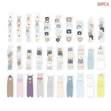 30 шт. закладки-киты бумажная Страница Заметки табличка для надписи карта Книга кавайи маркер школьные принадлежности канцелярские принадлежности