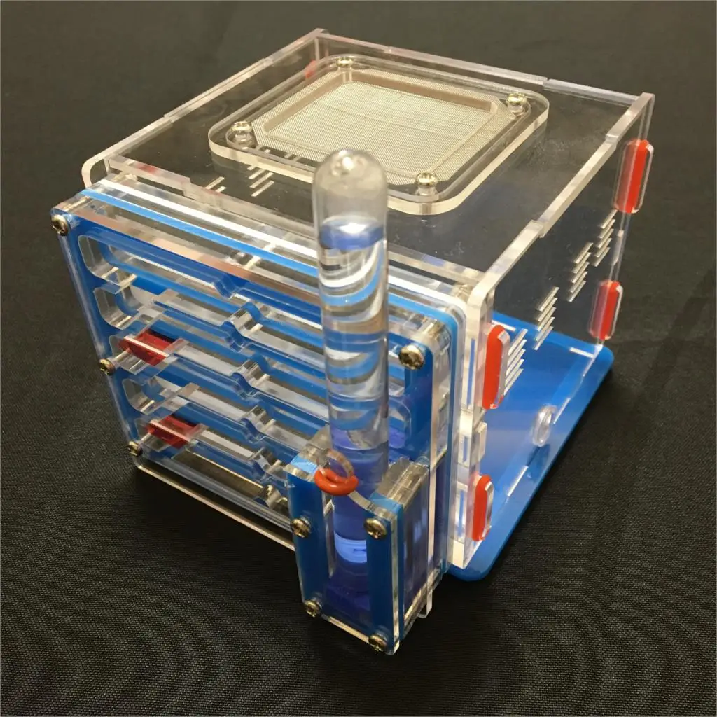 Najtaniej DIY antgranery wilgoć z obszarem karmienia gniazdo mrówek, farma mrówek akryl, gniazdo mrówek owadów s villa pet zaawansowana mania dla mrówek domowych