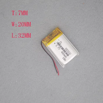 

3.7v Polymer Lithium Battery 802030/702032 Bluetooth speaker bluetooth Headset wireless mouse 400mah