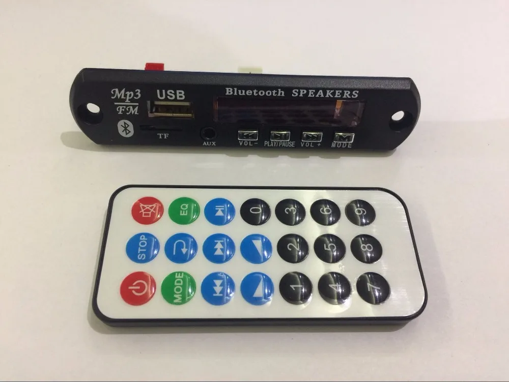 

12v Bluetooth lossless audio decoder board supports MP3 APE FLAC WAV WMA FM mode Suitable to modify music electronic products