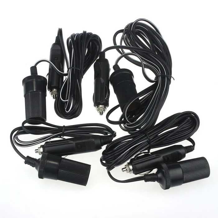 Для детей от 1 года до 5 лет M автомобильная электрическая розетка удлинителя прикуриватель 12V 10A разъем кабель-Удлинитель для Удлинитель - Название цвета: 2m