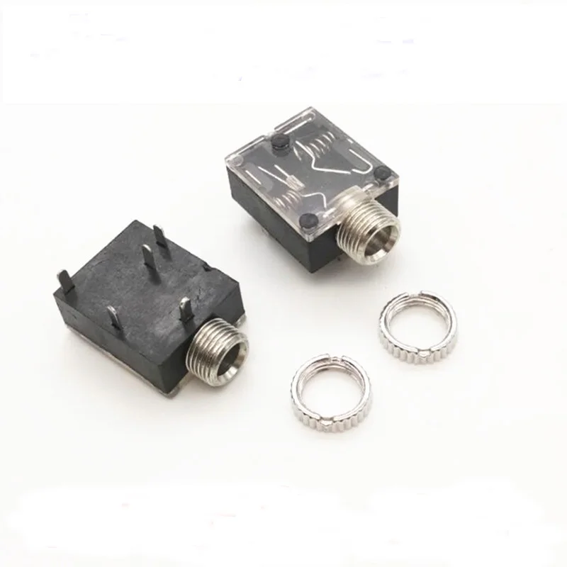 

100PCS 3.5mm 3.5 mm Stereo Audio Connector Female 5 Pin DIP Headphone Jack Socket PJ-324 PJ324