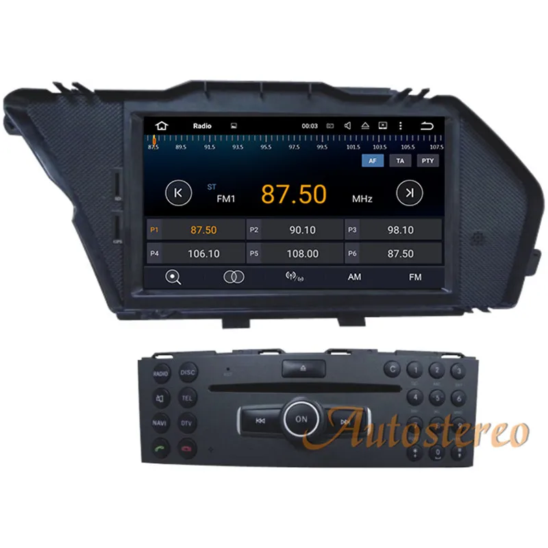 Excellent DSP Android 9 64G Car DVD Player GPS Navigation For Mercedes-Benz GLK GLK-Class X204 2008-2010 Car Auto stereo Multimedia Player 14