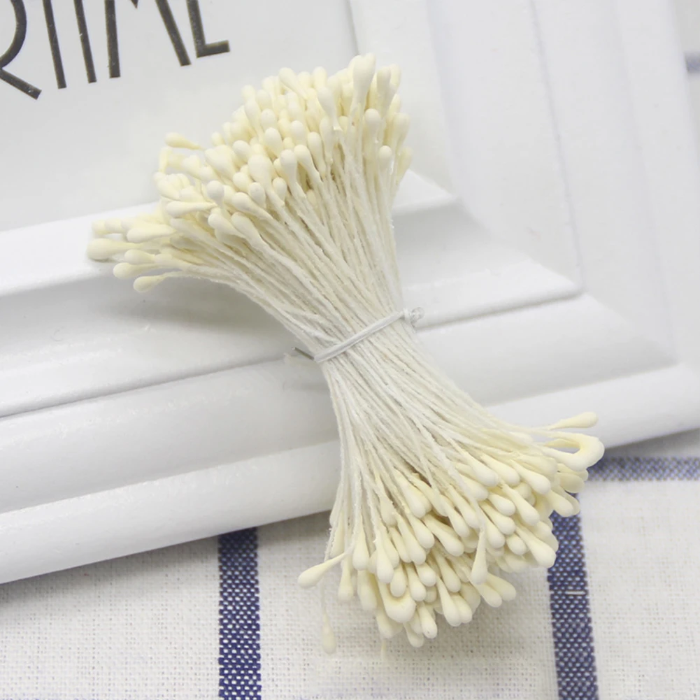 

430pcs 0.1mm Mini Pistil Artificial Flower Supplies For Wedding Party Home Decoration DIY Christmas Scrapbook Accessories