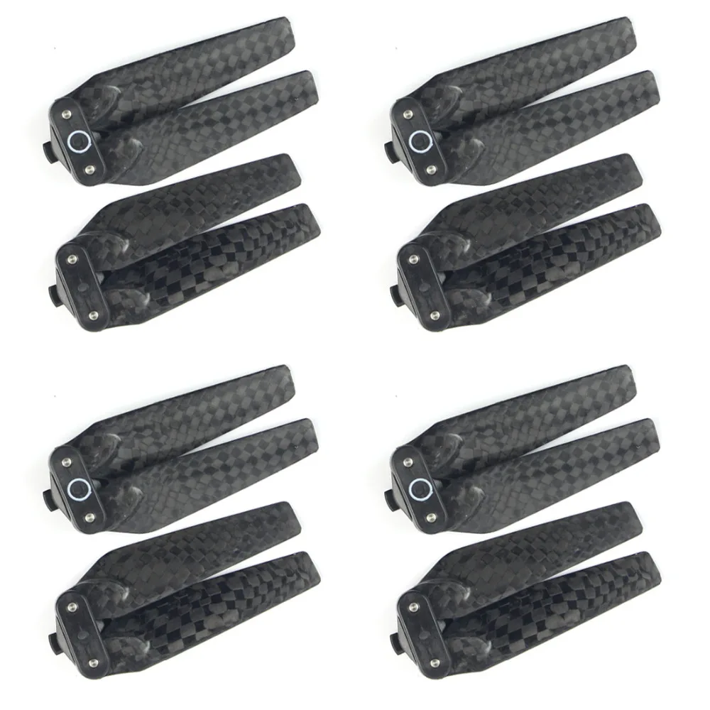 1pack of 4pairs 4730F Carbon Fiber Quick Release Foldable Propellers for DJI Spark Plane Accessory CW + CCW CF Props