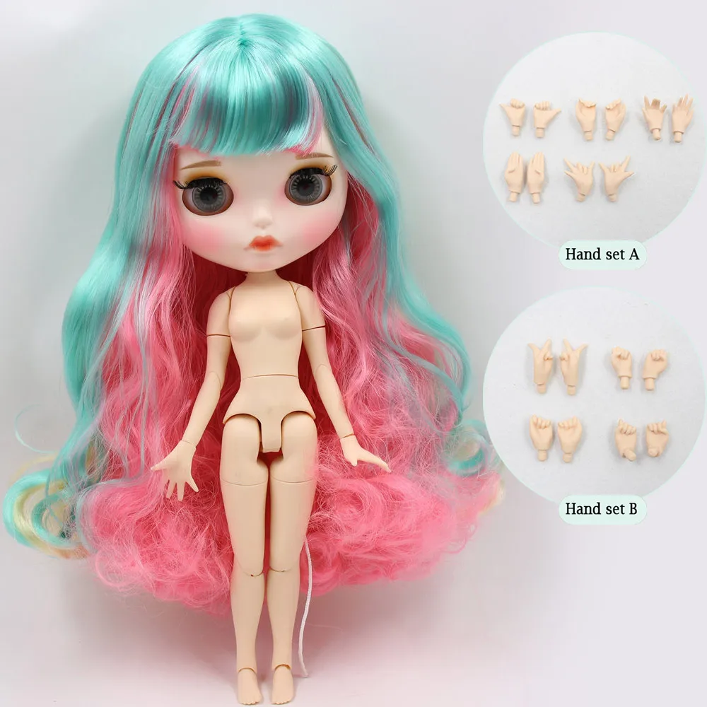 ICY Blyth Factory кукла подходит для платья самостоятельно DIY Изменить BJD игрушка Специальная цена - Цвет: carved lips face