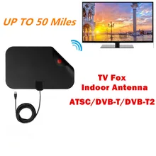 США штекер ТВ лиса HD D ТВ цифровая телевизионная антенна HD ТВ 1080 P DVB-T2 DVB-T PAL ATSC ТВ лиса антенна ТВ Антенный приемник сигнала усилитель