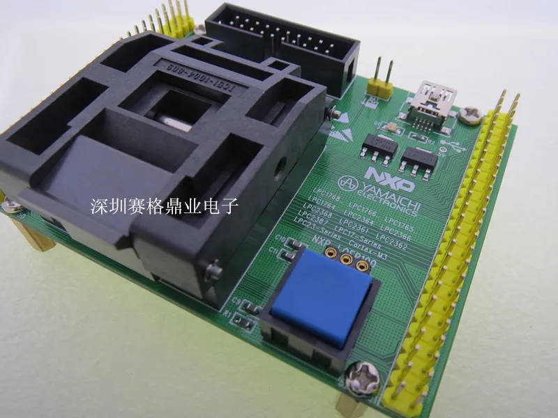 

Original NXP IC Test Seat LPC1764 LPC2364 LPC12366 Burning Programm QFP100 Socket Adapte