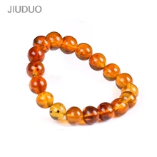 JIUDUO Unique super burst 100% Natural amber beeswax multi-treasure hand string bracelet lady genuine noble grade special BT006 JIUDUO Unique super burst 100% Natural amber beeswax multi-treasure hand string bracelet lady genuine noble grade special BT006